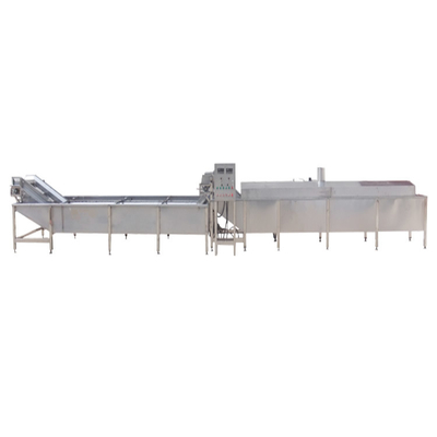 5000 kg/Stunde 15KW Gemüsepasteurisierte Linie Obstreiniger Waschmaschine