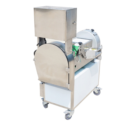 Zweiköpfige Obstschneidmaschinen 0,75kw 220V Gemüseschneidmaschinen