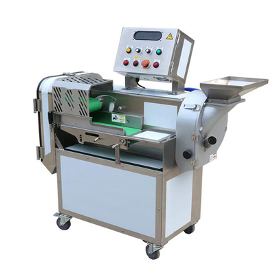 Zweiköpfige Obstschneidmaschinen 0,75kw 220V Gemüseschneidmaschinen