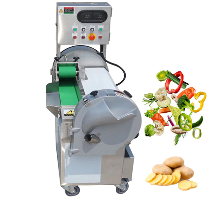 304 Edelstahl 500 kg/h Blattmaschine Mehrfunktionsgemüseschneider