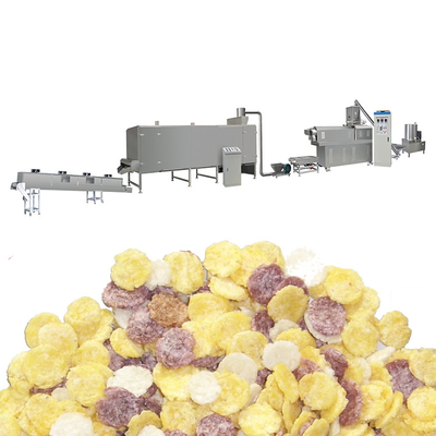 350 kg/h Zwei-Schrauben-Maiskörnchen Puff-Reis Maschinenausnutzungsbeständig