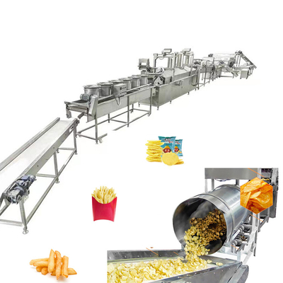 Französische Pommes Frites Größe 7-20mm Gefrorene Pommes Frites Produktionslinie mit hochwertigem Material