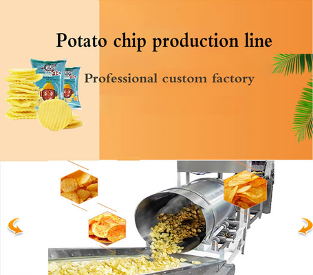 2000 kg/h Kartoffel Pommes Frites Maschine kontinuierliche Herstellung