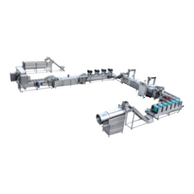 Kartoffelchips 2000 kg/h Pommes Frites Dehydrierung der Produktionslinie