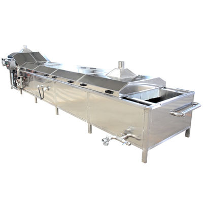 CE angepasste Bananenchips Mandelnuss Erdnussbleiche Maschine 1500kg/h